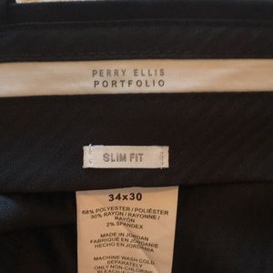 Perry Ellis Black Slacks